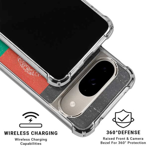 Afghanistan Flag Distressed Google Pixel 10 Clear Case